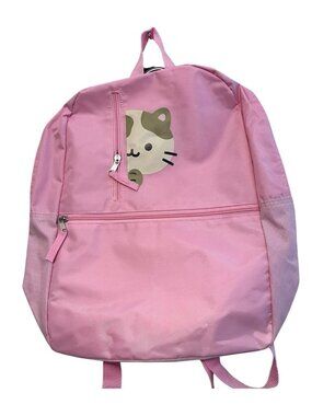 Metropack Pink Kitty Cat Nylon Backpack Travel School Girls Bag NWT